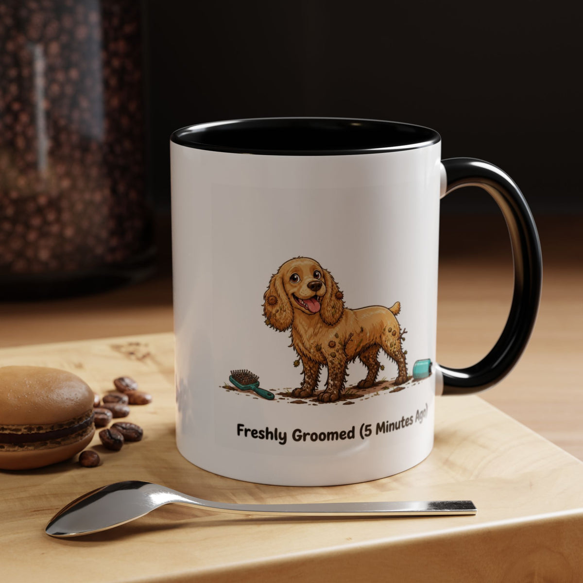 Freshly Groomed Mug - Cocker Spaniel - Yellow (Golden)