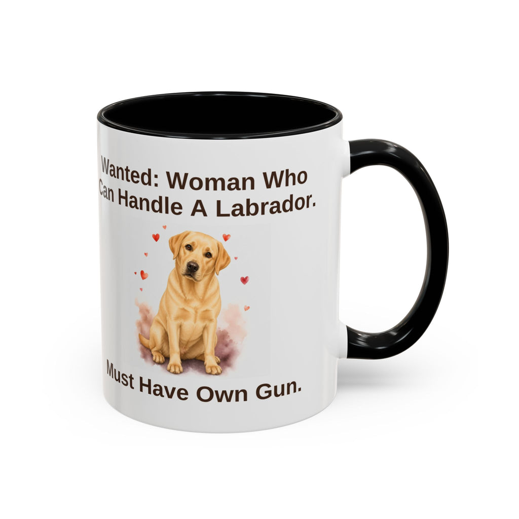 Wanted Mug - Labrador - Yellow - Woman