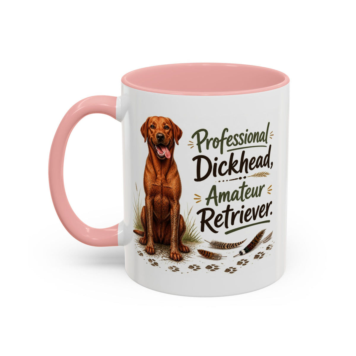 Funny Fox Red Labrador Mug - Professional Dickhead, Amateur Retriever, Working Gun Dog Gift, Pheasant Shooting Mug, 11oz