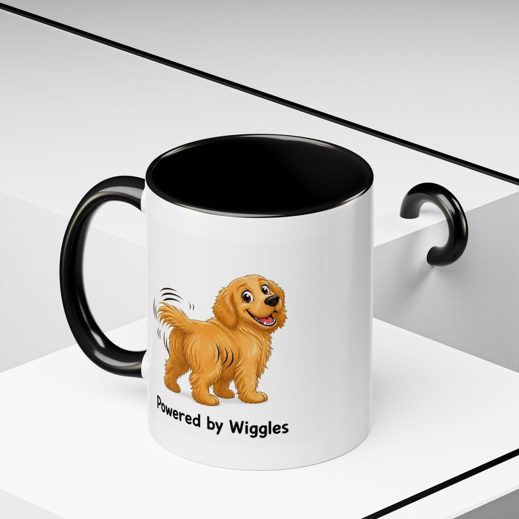 Powered by Wiggles Mug - Golden Retriever - Golden