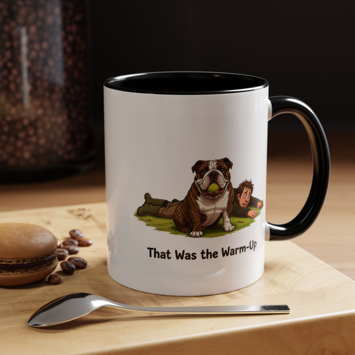 Warm-Up Mug - Bulldog - Brindle - Man