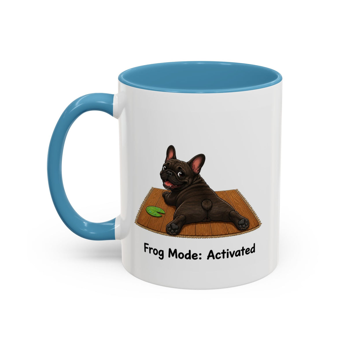 Frog Mode Mug - French Bulldog - Brindle