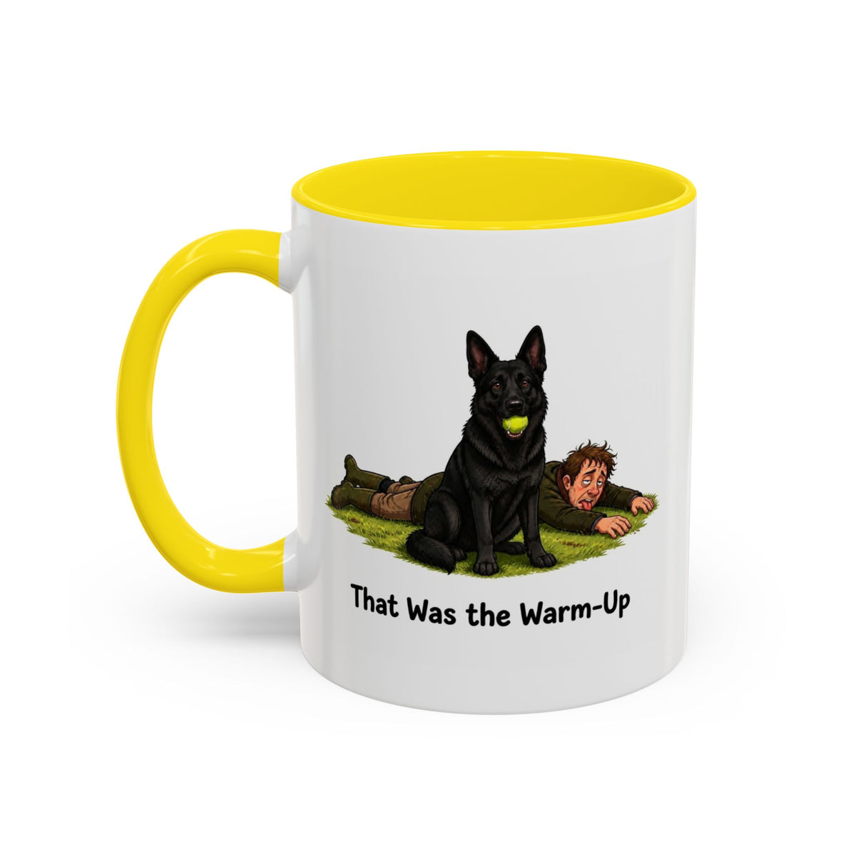 Warm-Up Mug - German Shepherd - Black - Man