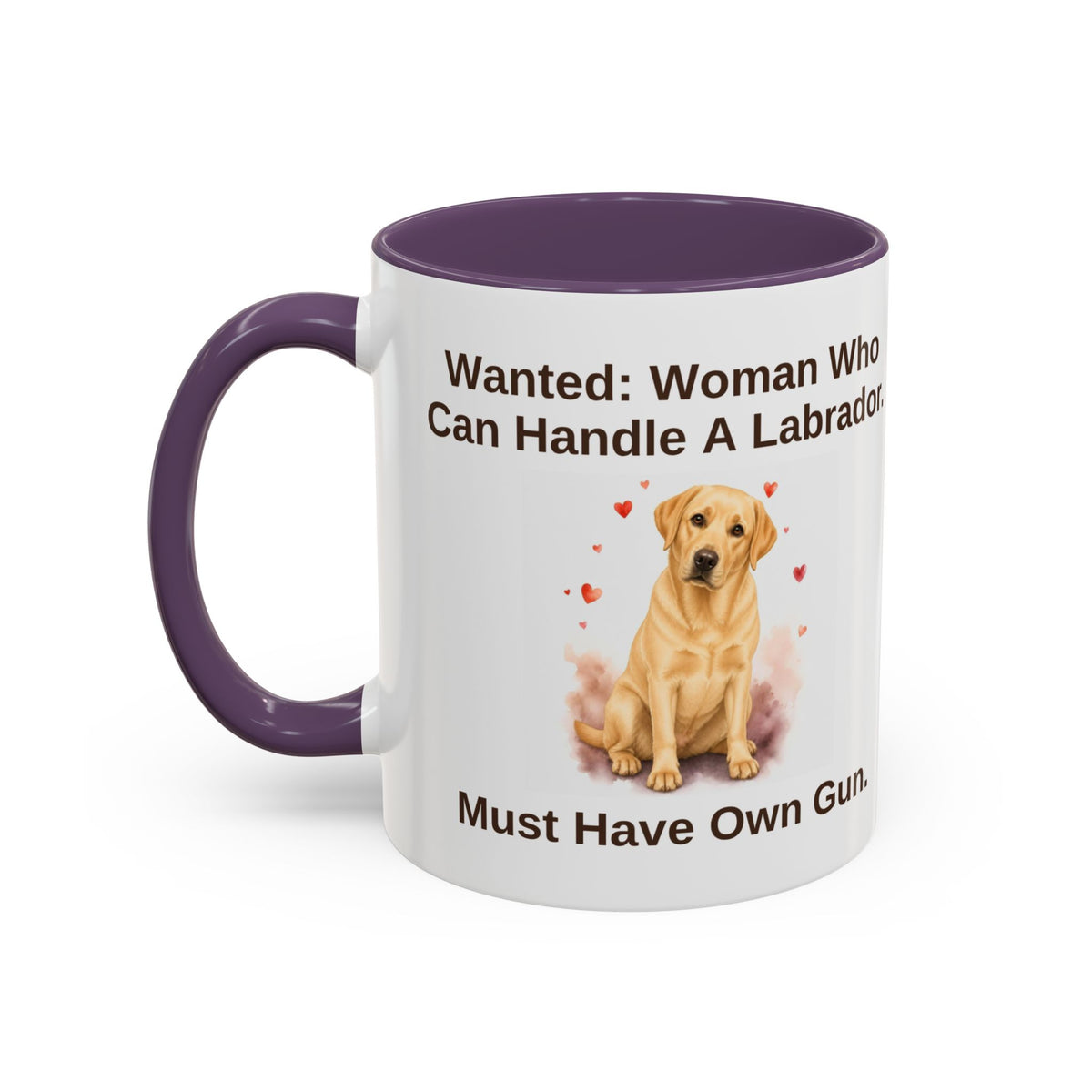 Wanted Mug - Labrador - Yellow - Woman