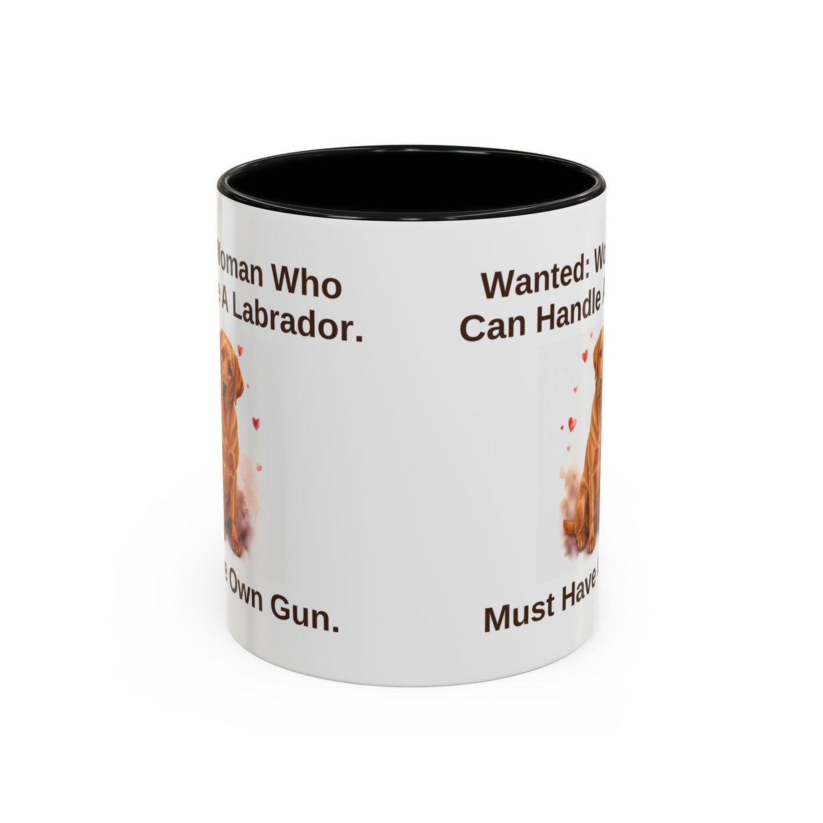 Wanted Mug - Labrador - Fox Red - Woman