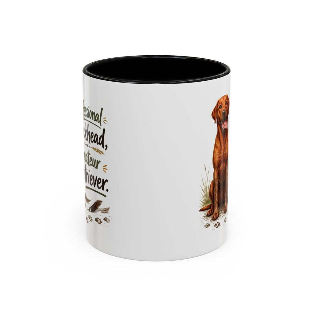 Funny Fox Red Labrador Mug - Professional Dickhead, Amateur Retriever, Working Gun Dog Gift, Pheasant Shooting Mug, 11oz