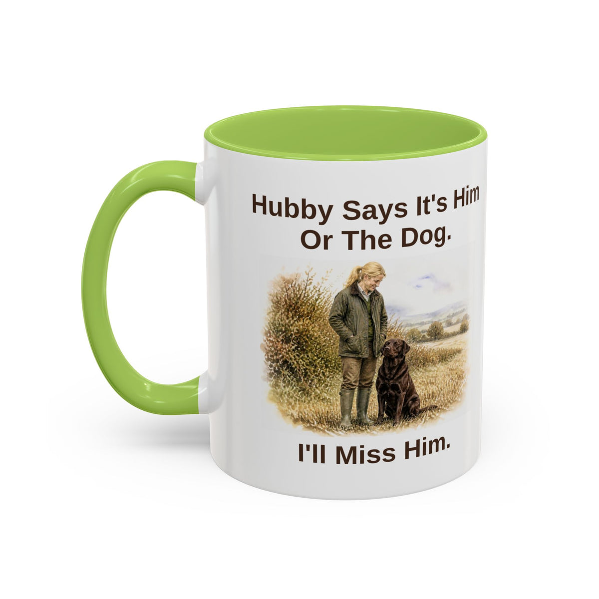 Hubby Says Mug - Labrador - Chocolate - Blonde