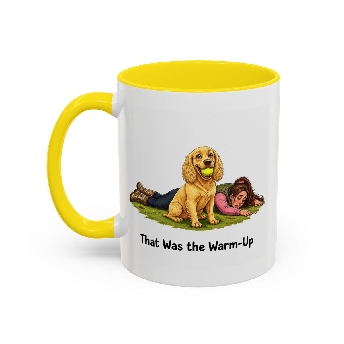 Warm-Up Mug - Cocker Spaniel - Yellow (Golden) - Woman