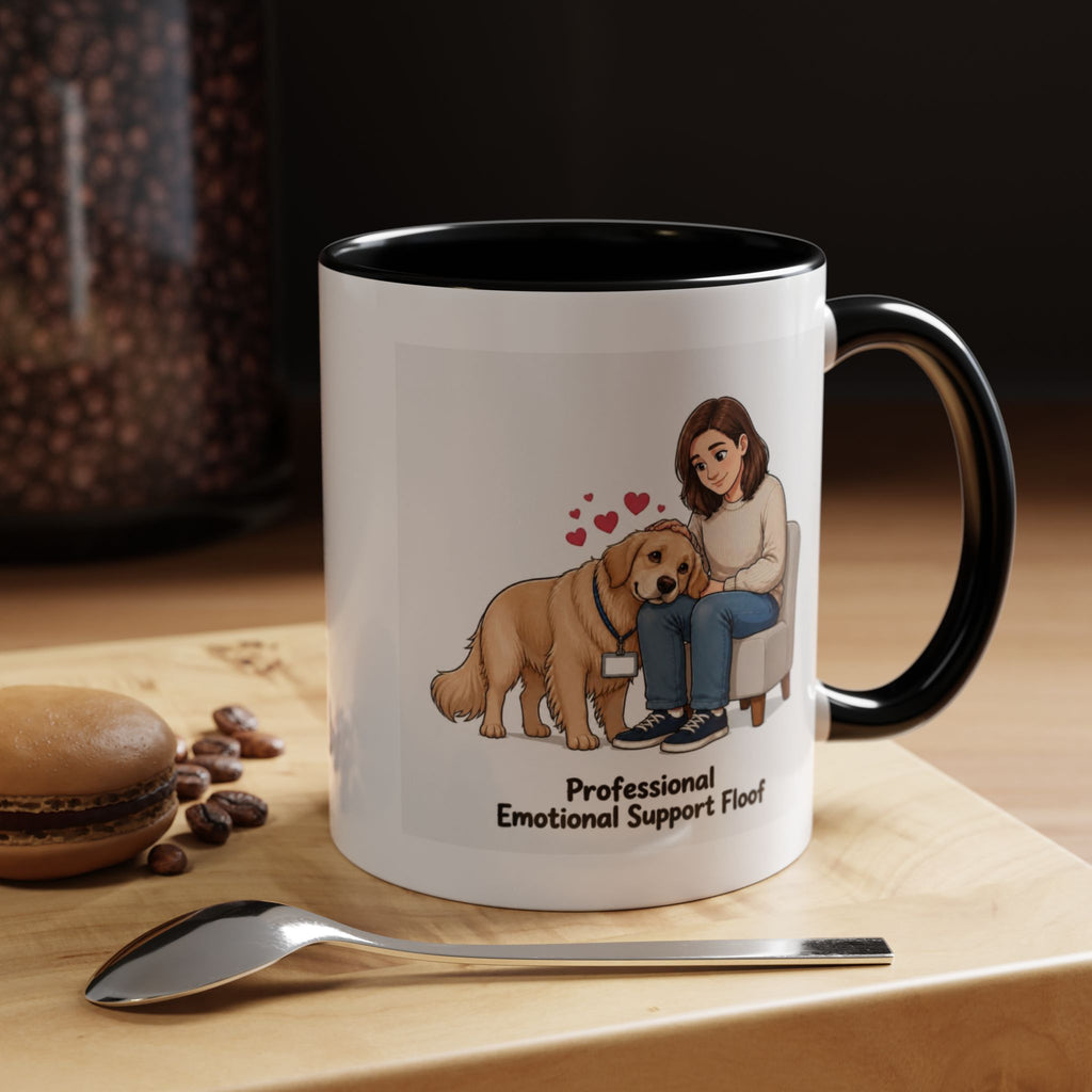 Support Floof Mug - Golden Retriever - Light Golden - Woman