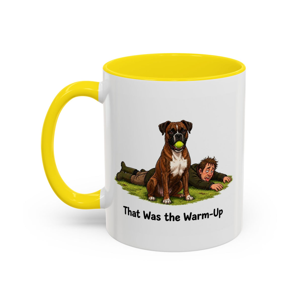 Warm-Up Mug - Boxer - Brindle - Man