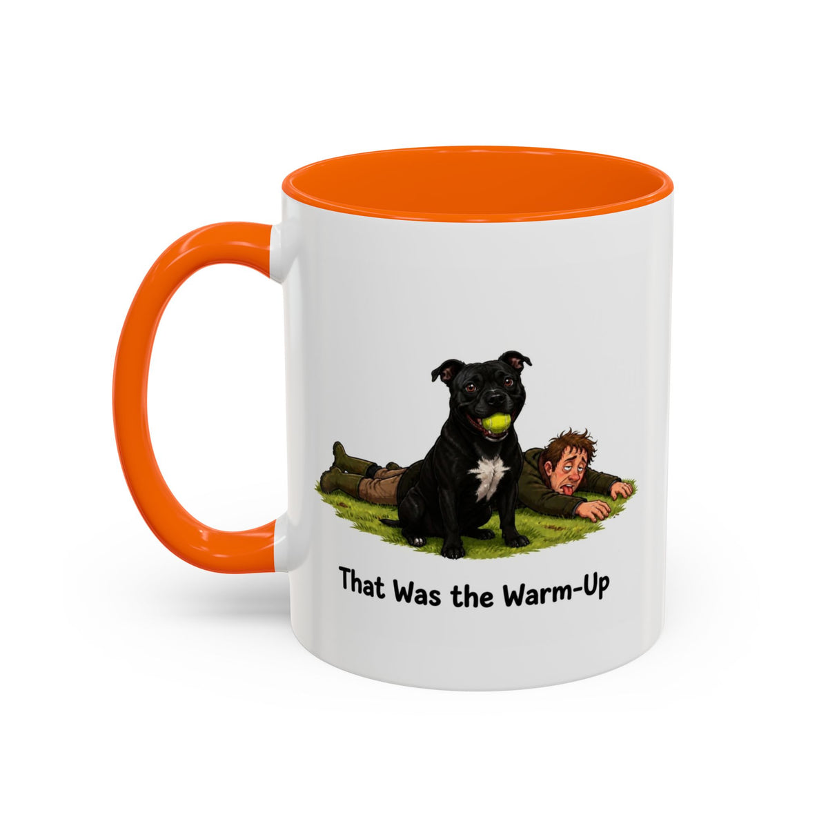 Warm-Up Mug - Staffordshire Bull Terrier - Black - Man