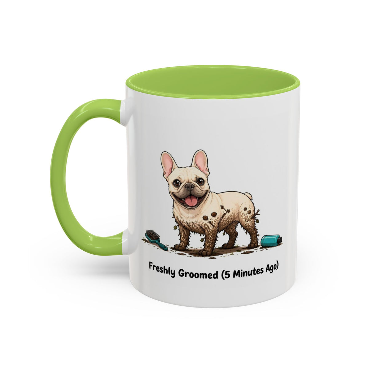 Freshly Groomed Mug - French Bulldog - Cream