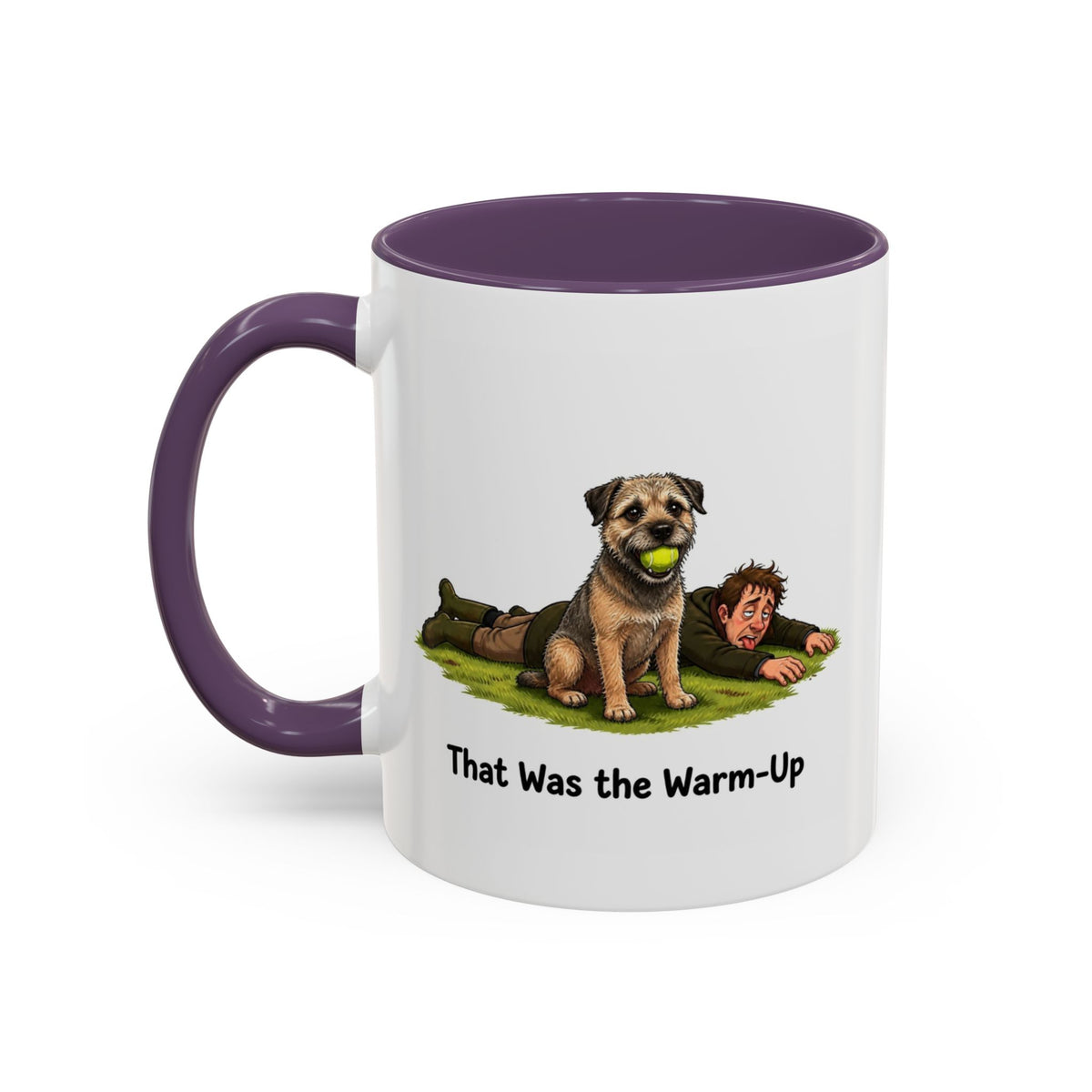 Warm-Up Mug - Border Terrier - Grizzle & Tan - Man