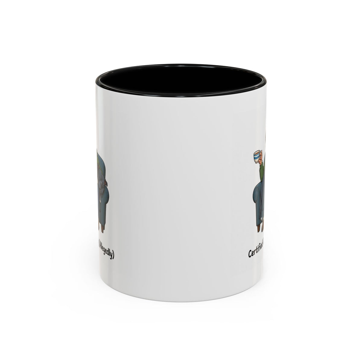 Lap Dog Mug - Staffordshire Bull Terrier - Blue