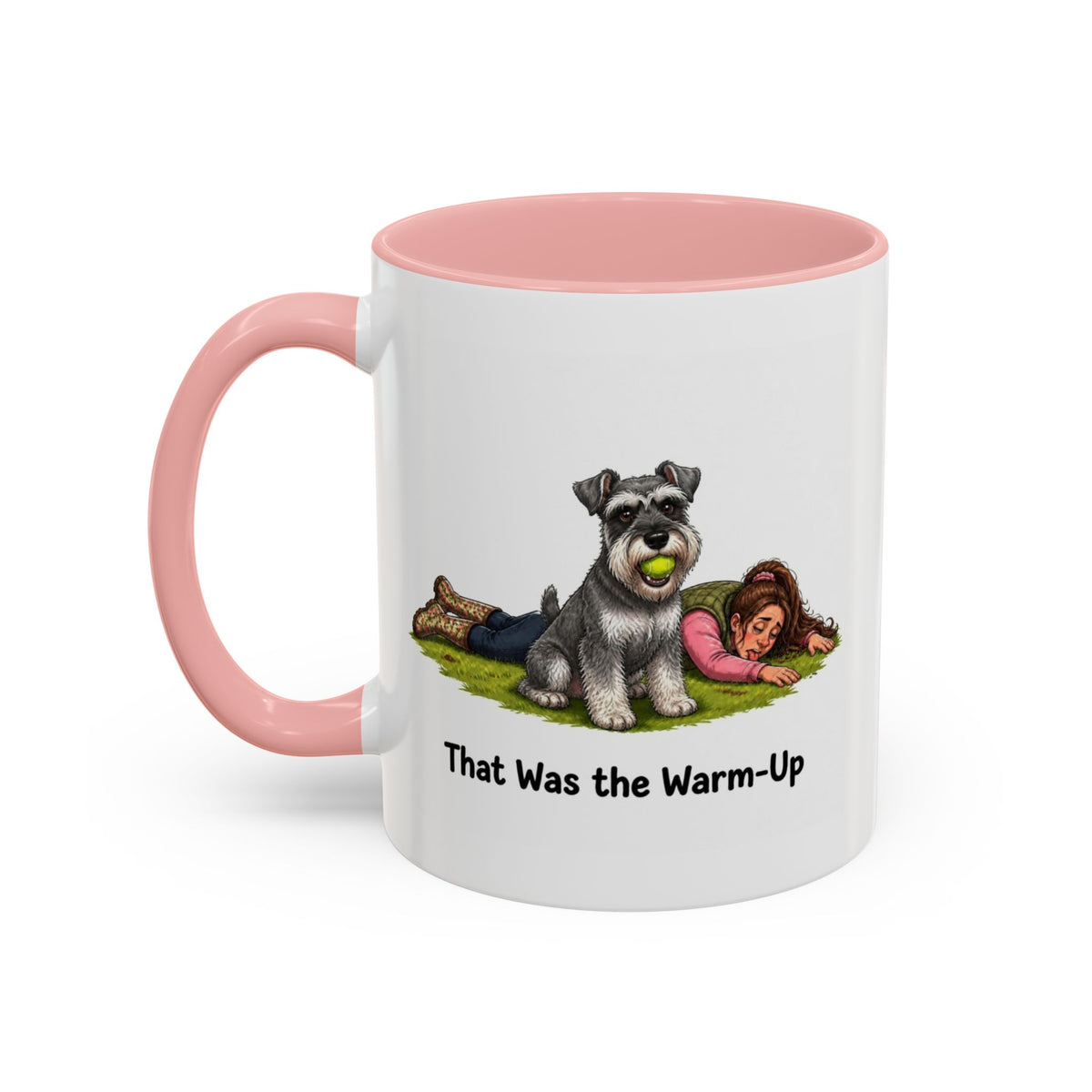 Warm-Up Mug - Miniature Schnauzer - Salt & Pepper - Woman