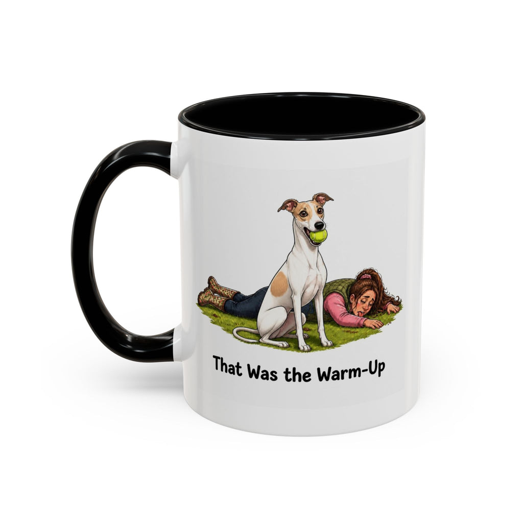 Warm-Up Mug - Whippet - White & Parti - Woman
