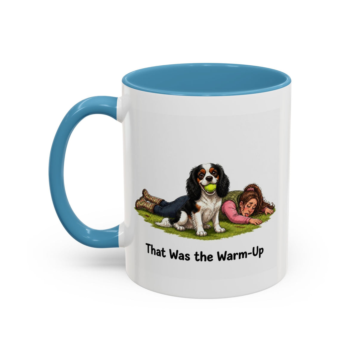 Warm-Up Mug - Cavalier King Charles Spaniel - Tricolour - Woman