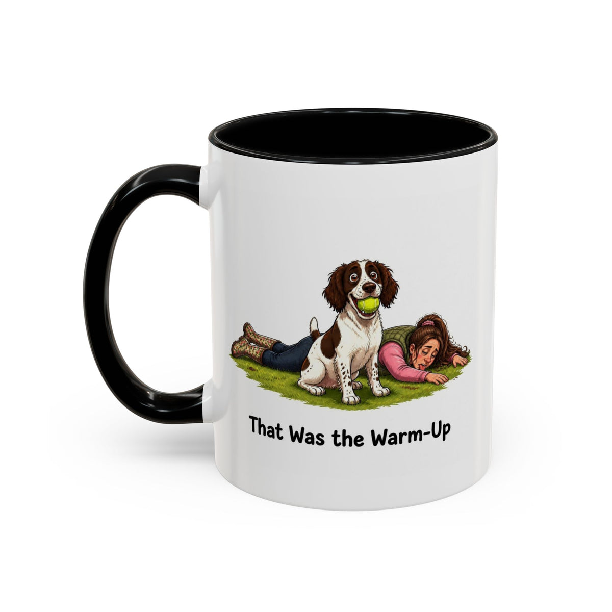 Warm-Up Mug - Springer Spaniel - Liver & White - Woman