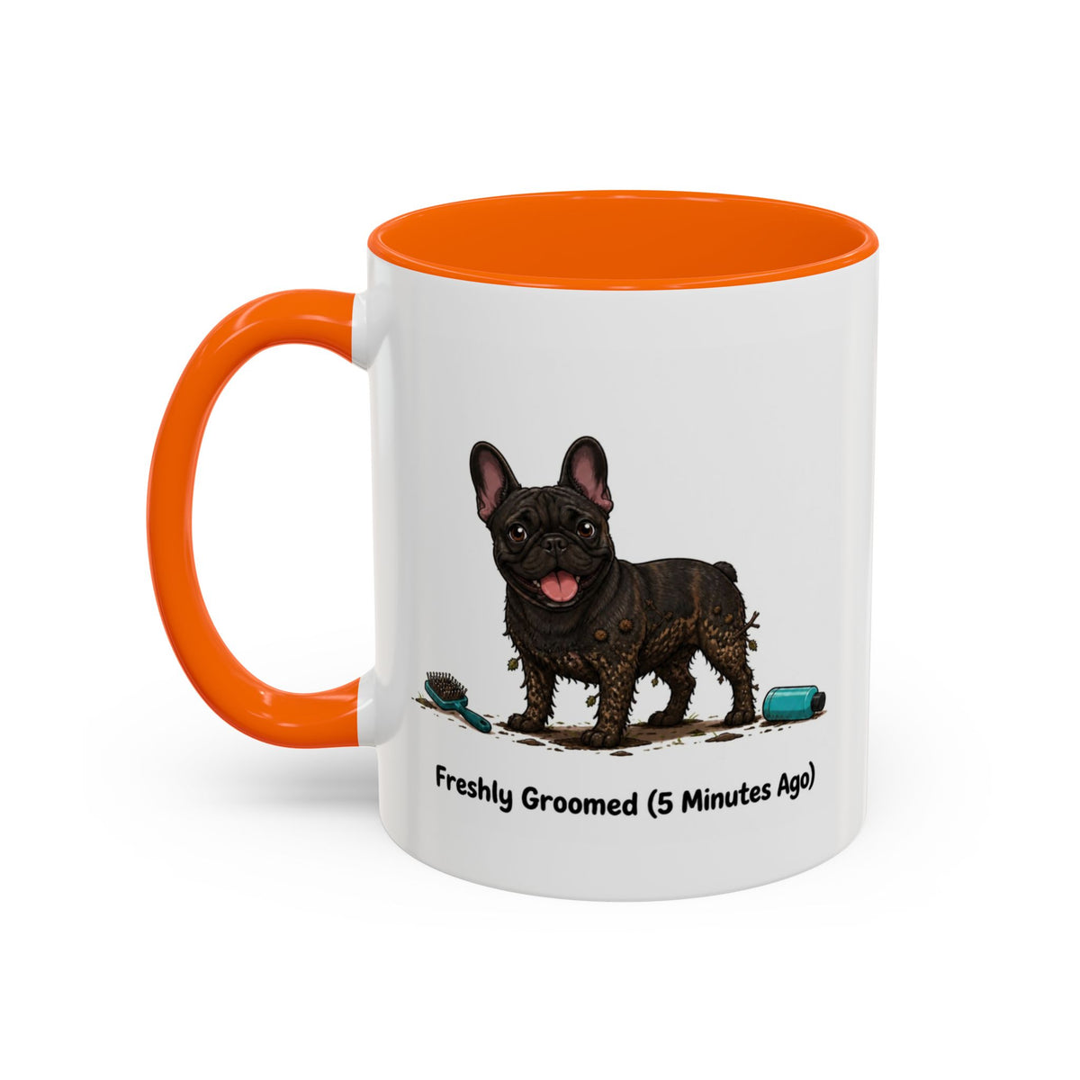 Freshly Groomed Mug - French Bulldog - Brindle