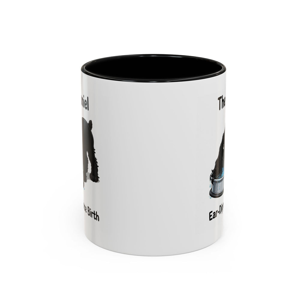 Funny Black Cocker Spaniel Mug - The Spaniel, Ear-Dipped Since Birth, Spaniel Owner Gift, Dog Lover Coffee Mug, 11oz