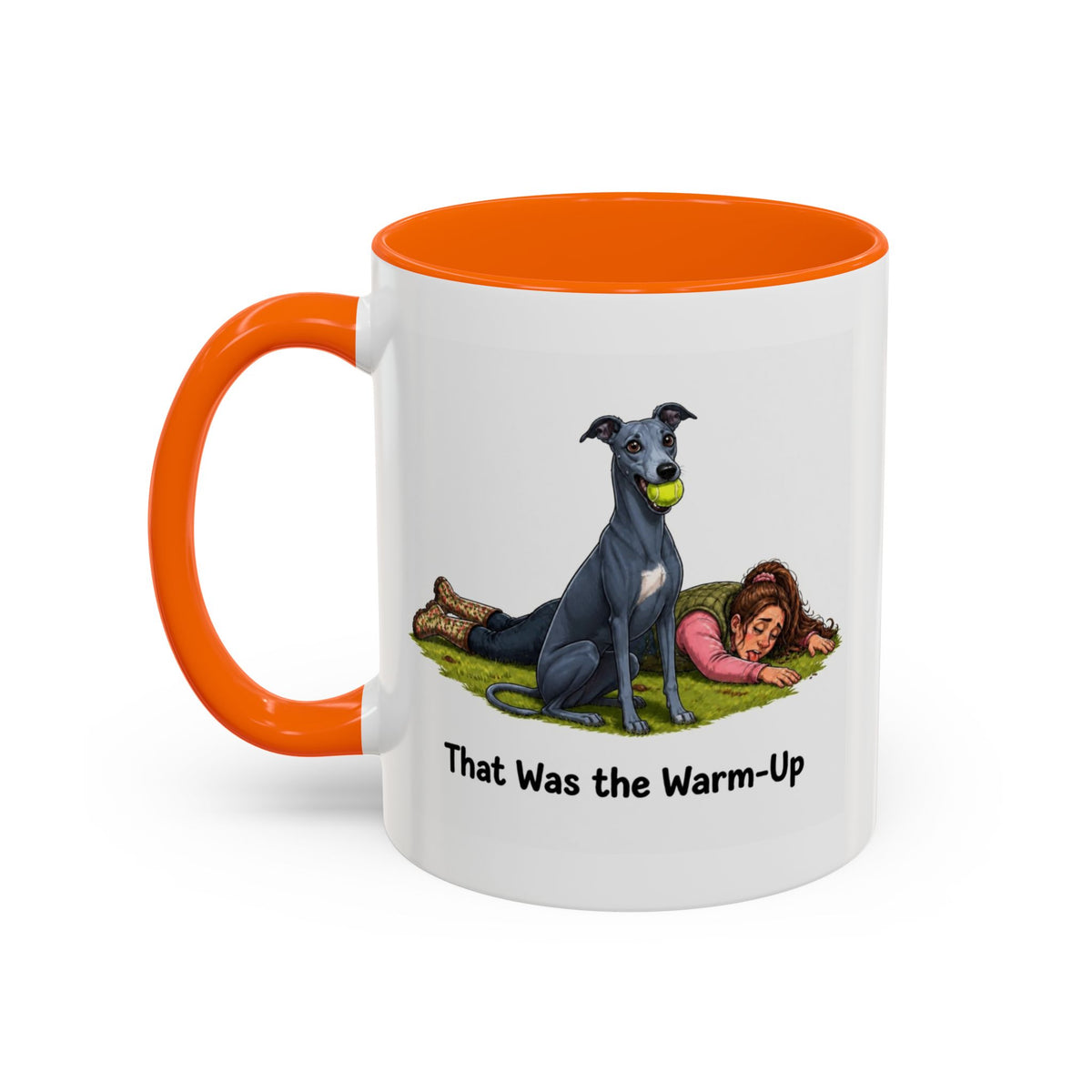 Warm-Up Mug - Whippet - Blue - Woman
