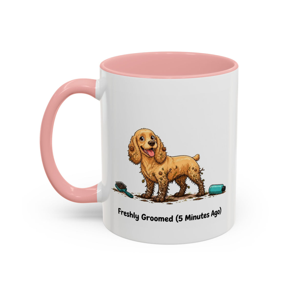 Freshly Groomed Mug - Cocker Spaniel - Yellow (Golden)