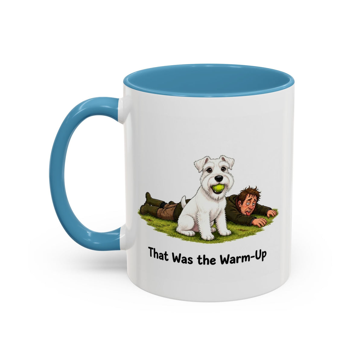Warm-Up Mug - Miniature Schnauzer - White - Man