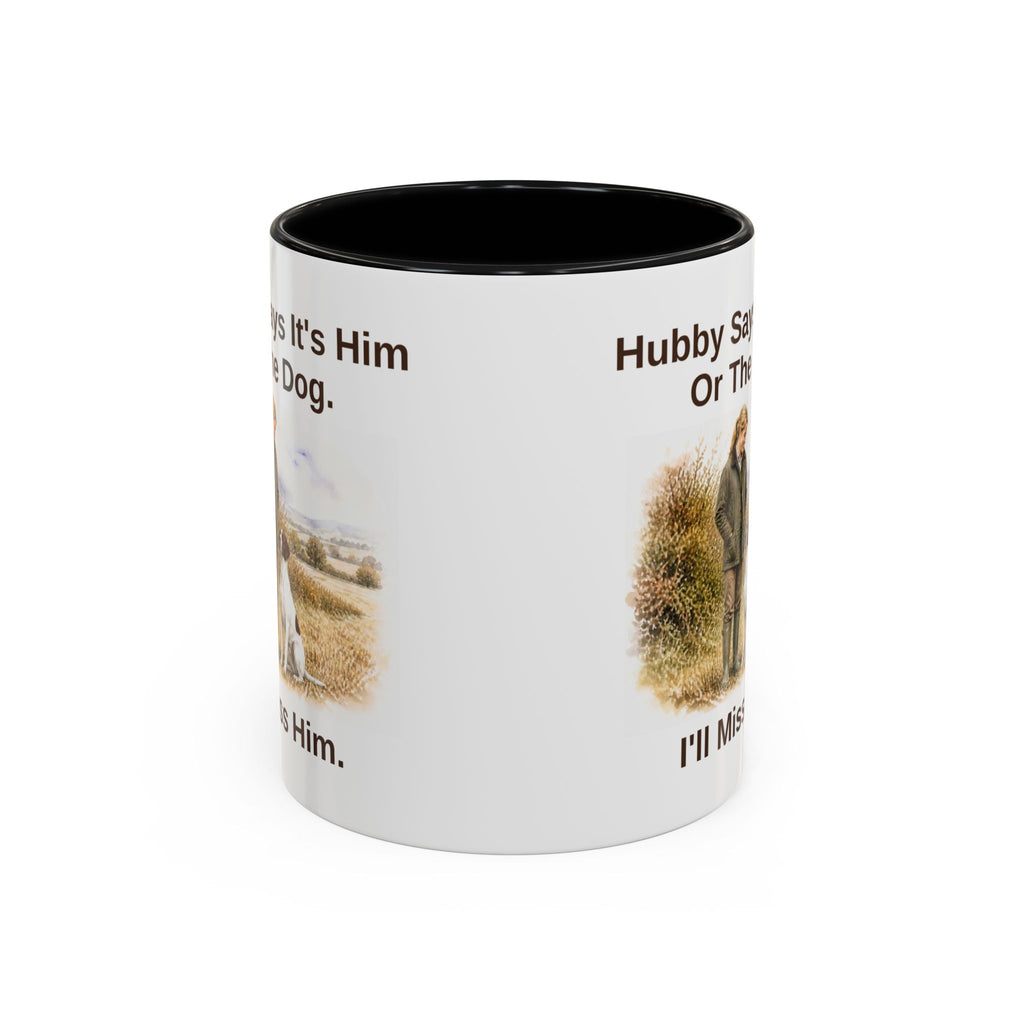 Hubby Says Mug - English Pointer - Liver & White - Blonde