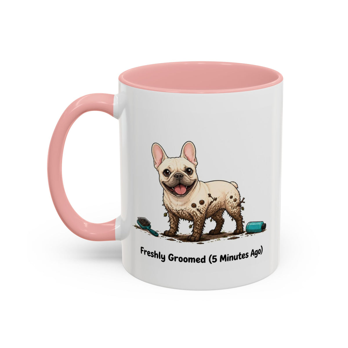 Freshly Groomed Mug - French Bulldog - Cream