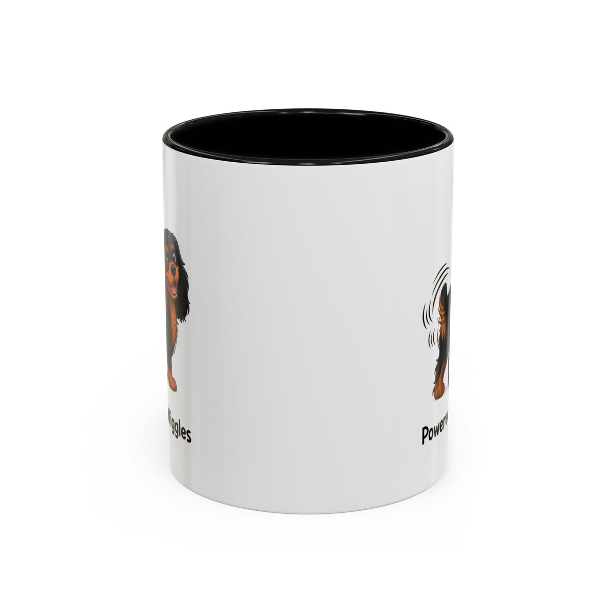 Powered by Wiggles Mug - Cavalier King Charles Spaniel - Black & Tan
