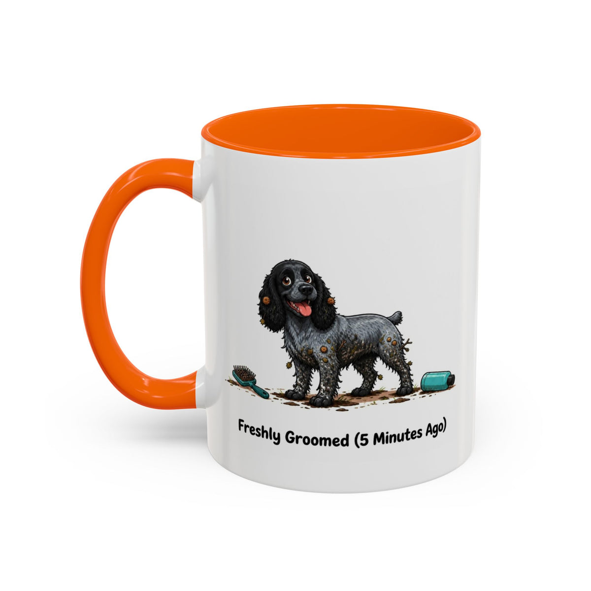 Freshly Groomed Mug - Cocker Spaniel - Blue Roan