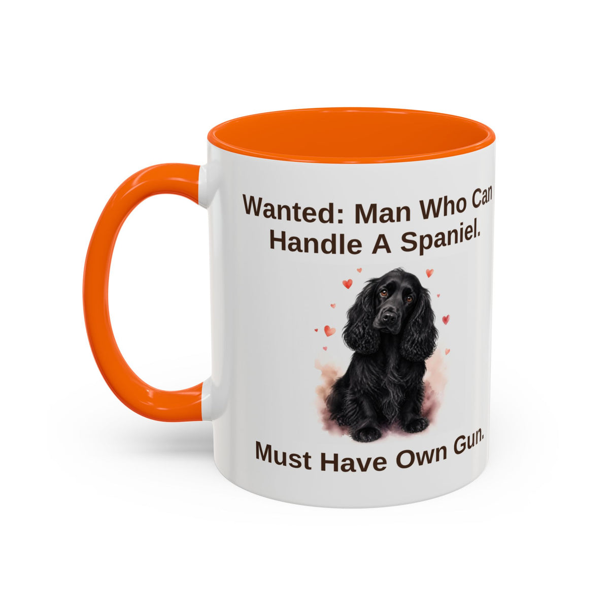 Wanted Mug - Cocker Spaniel - Black - Man