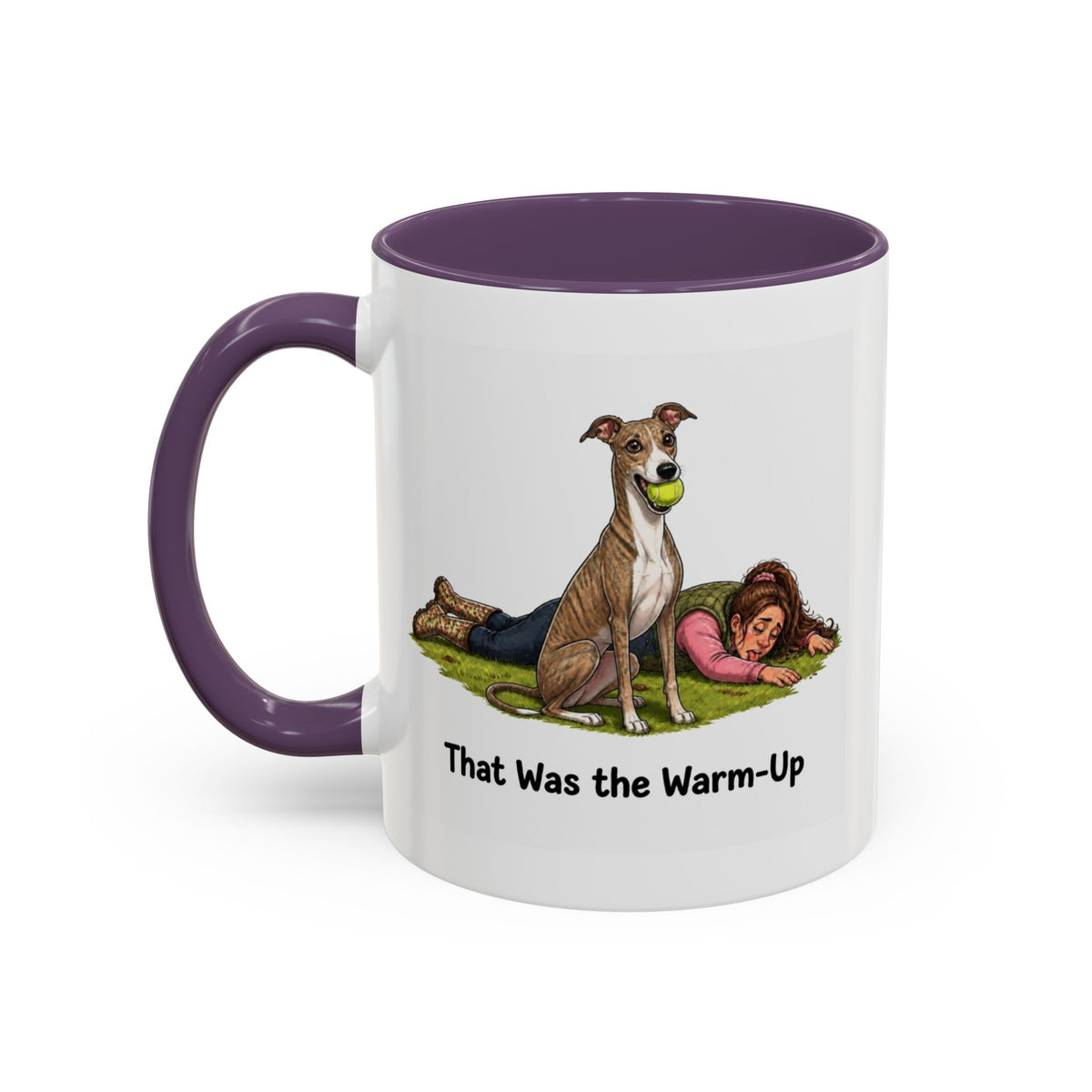 Warm-Up Mug - Whippet - Brindle - Woman