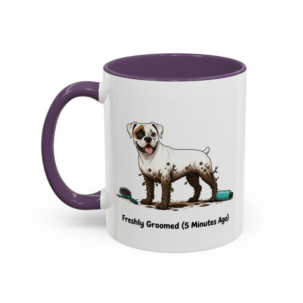 Freshly Groomed Mug - Boxer - White