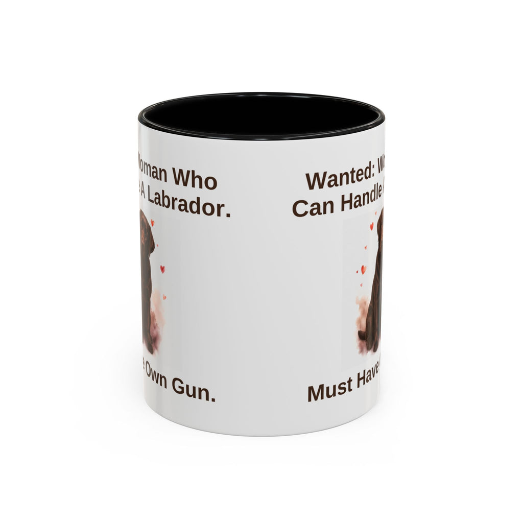 Wanted Mug - Labrador - Chocolate - Woman