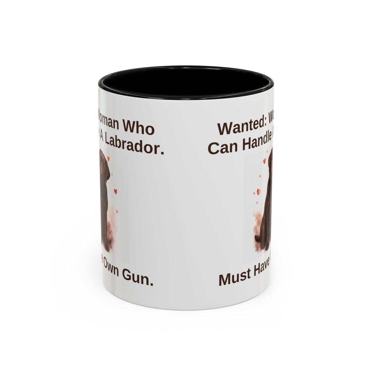 Wanted Mug - Labrador - Chocolate - Woman