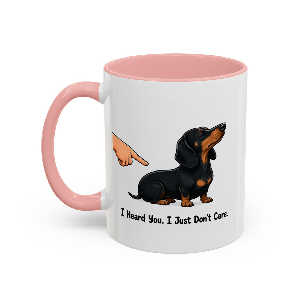 I Heard You Mug - Dachshund - Black & Tan