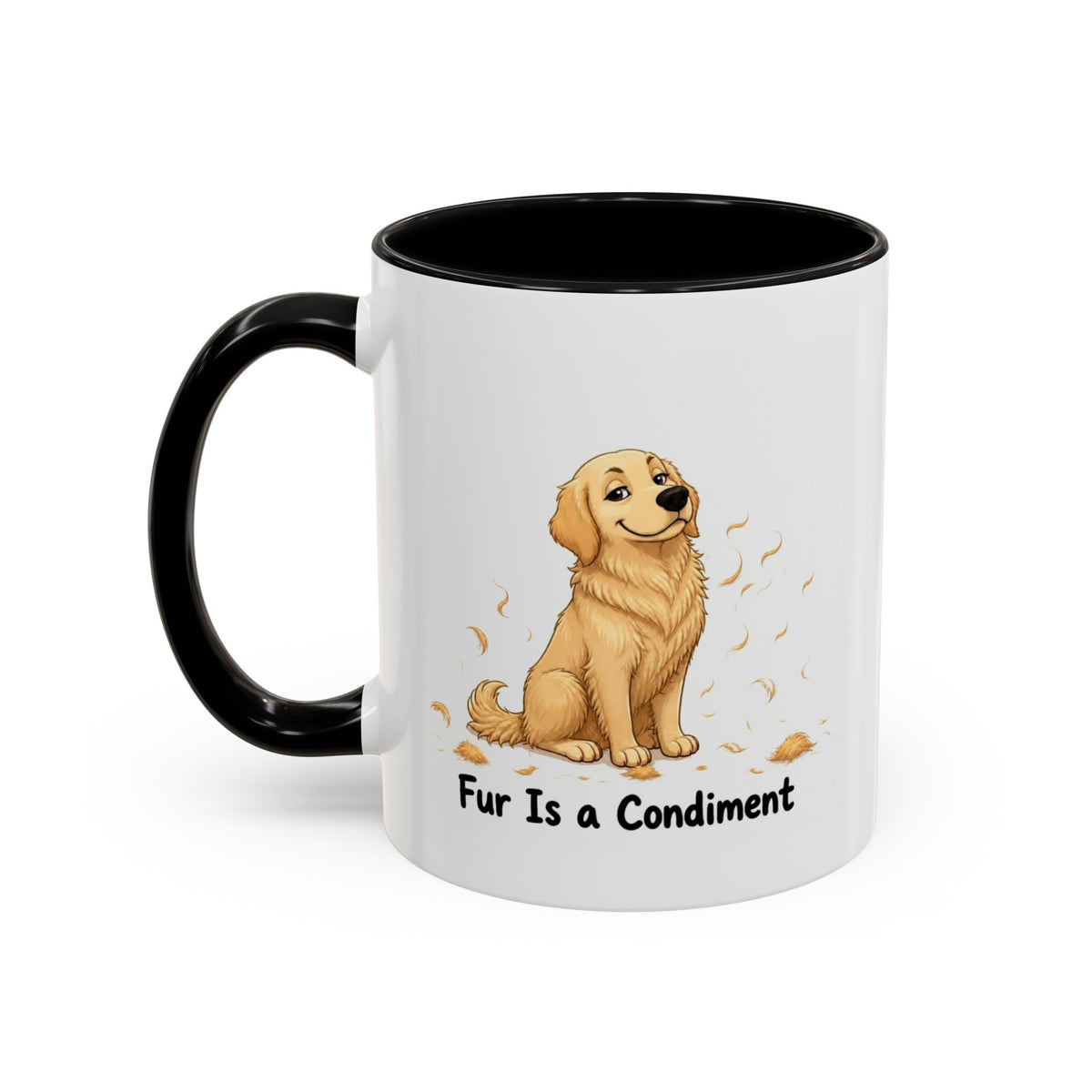 Fur Is a Condiment Mug - Golden Retriever - Light Golden