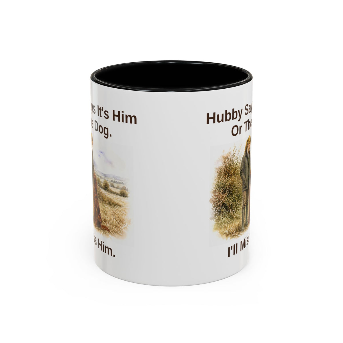 Hubby Says Mug - Red Setter - Red - Blonde