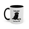 Personalised Black Labrador Mug - Unfed Since 1987 - Custom Dog Name, Funny Greedy Lab Gift, 11oz