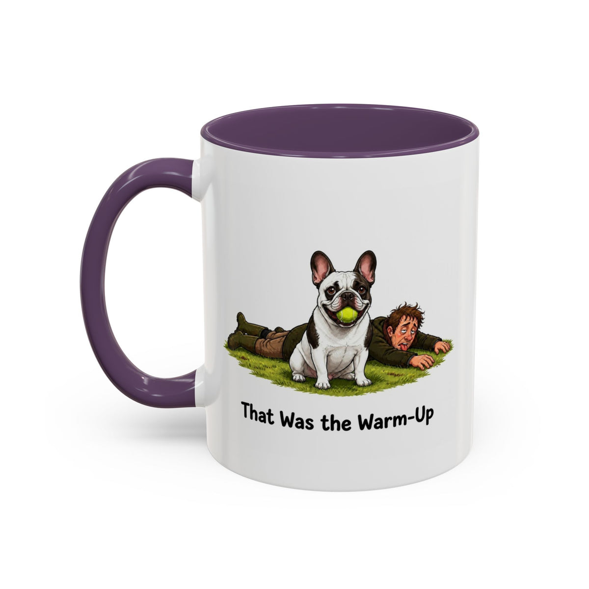 Warm-Up Mug - French Bulldog - Pied - Man