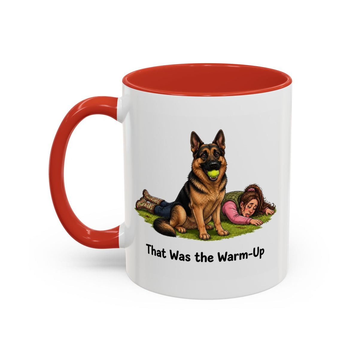 Warm-Up Mug - German Shepherd - Black & Tan - Woman