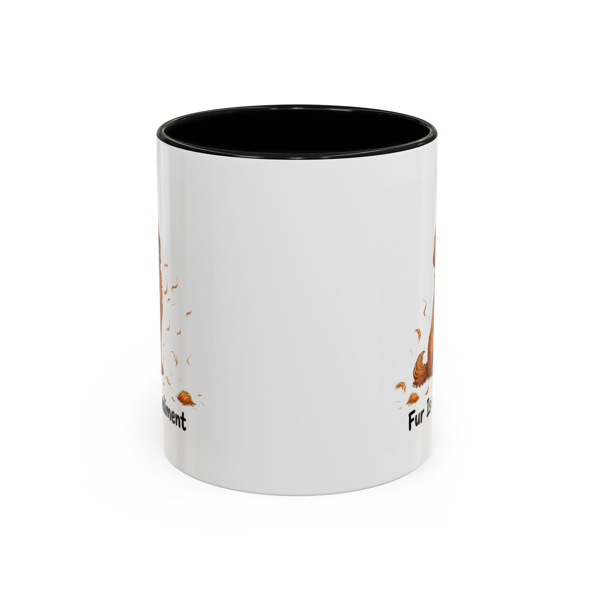 Fur Is a Condiment Mug - Golden Retriever - Dark Golden