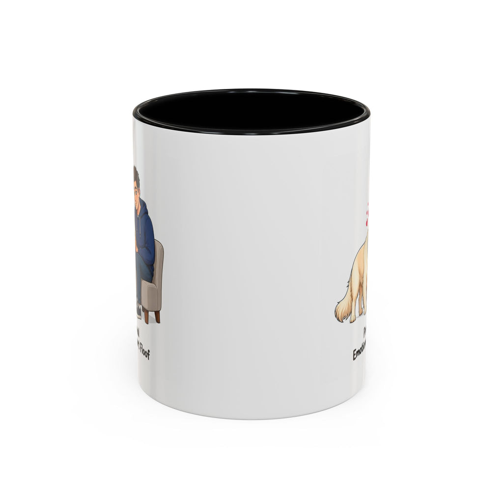 Support Floof Mug - Golden Retriever - Cream - Man