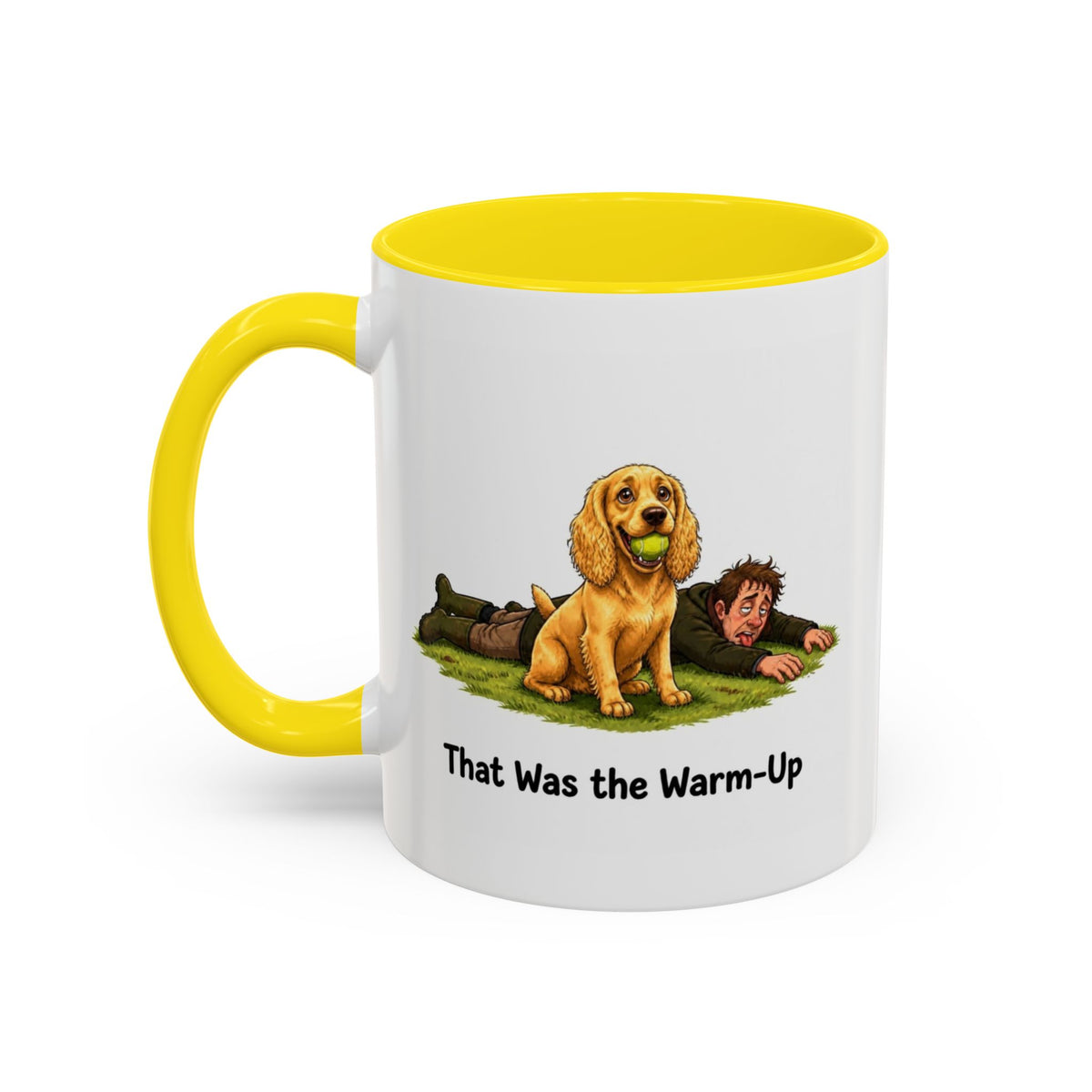 Warm-Up Mug - Cocker Spaniel - Yellow (Golden) - Man