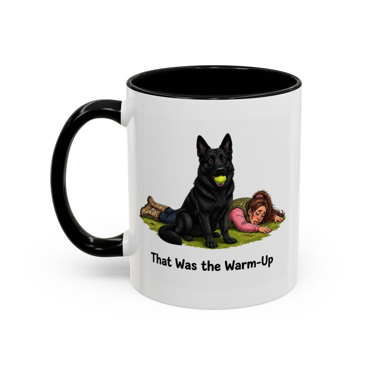 Warm-Up Mug - German Shepherd - Black - Woman