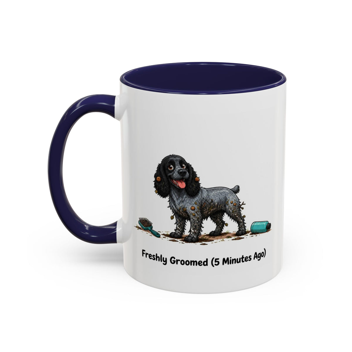 Freshly Groomed Mug - Cocker Spaniel - Blue Roan