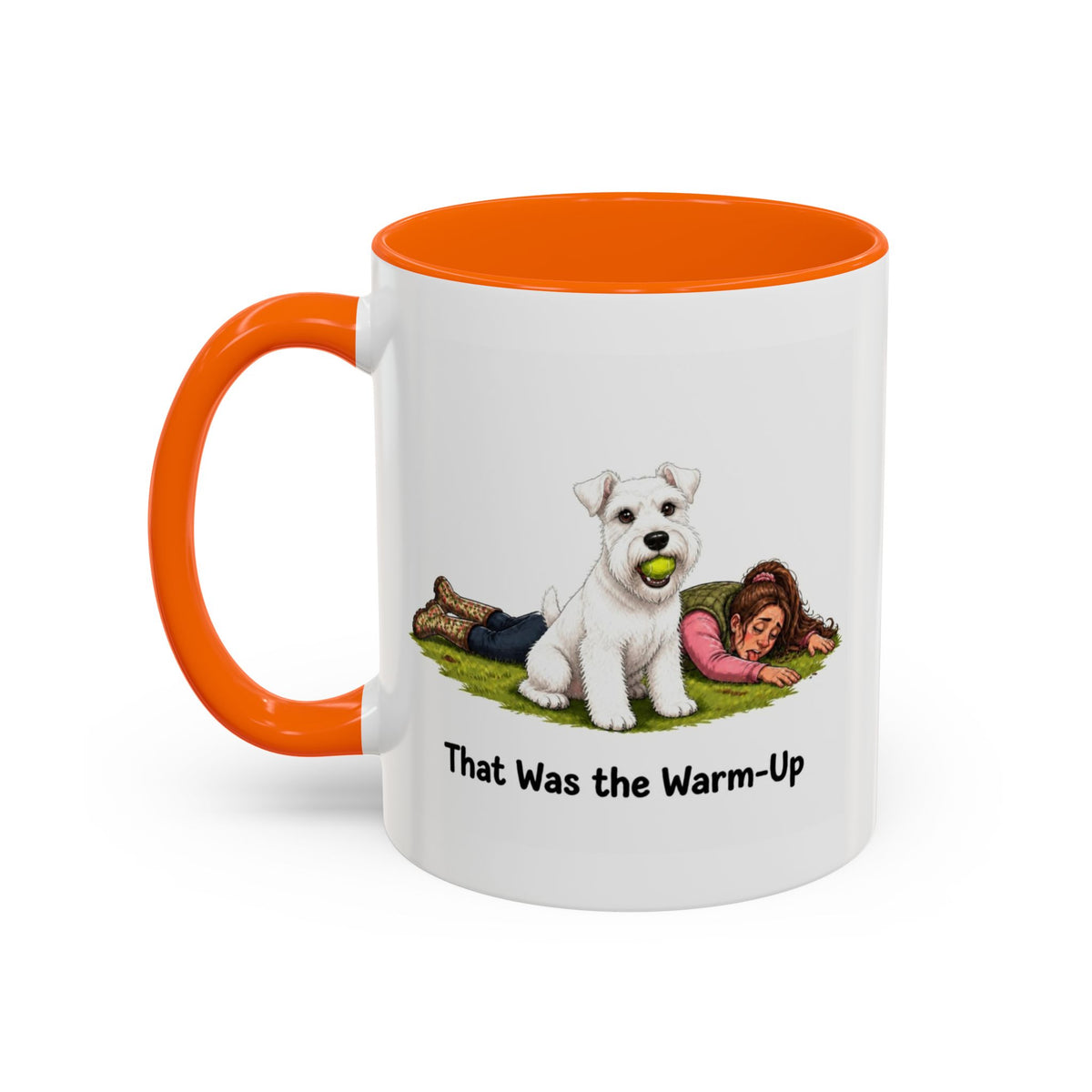 Warm-Up Mug - Miniature Schnauzer - White - Woman