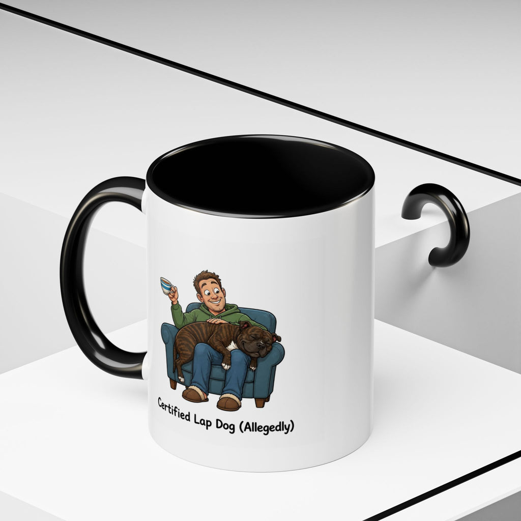 Lap Dog Mug - Staffordshire Bull Terrier - Brindle