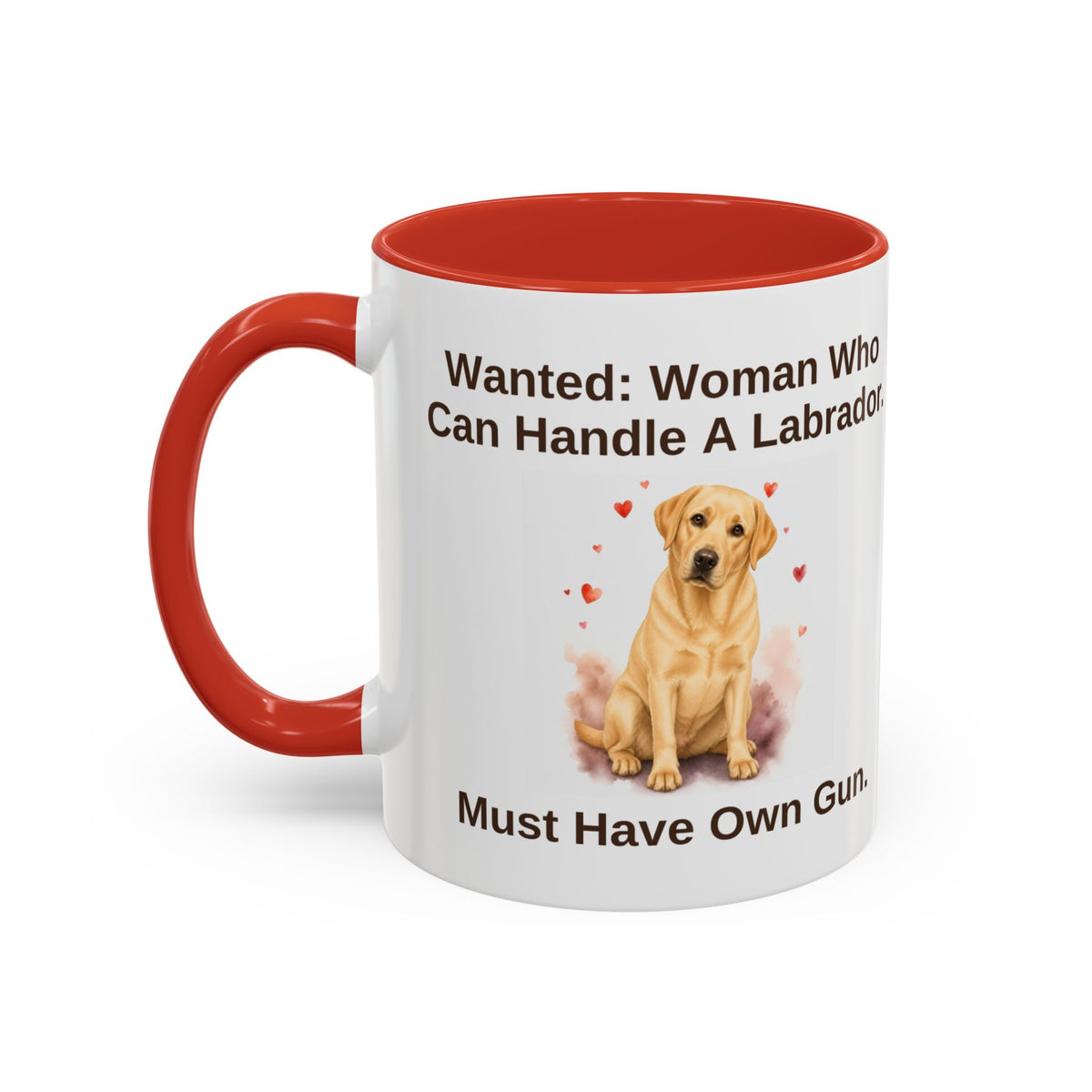 Wanted Mug - Labrador - Yellow - Woman